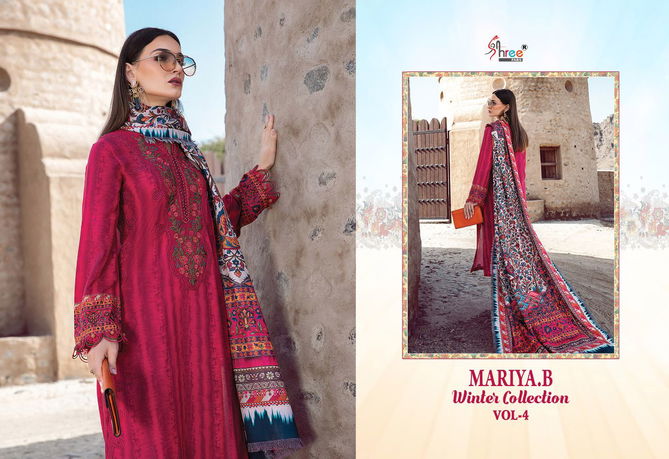 Shree Mariya B 4 Pakistani Wholesale Salwar Kameez Collection 